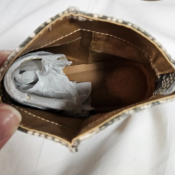 Universal Thread Gray/Emma Snakeskin Print Booties Women's Size 8.5 - Picture 7 of 9